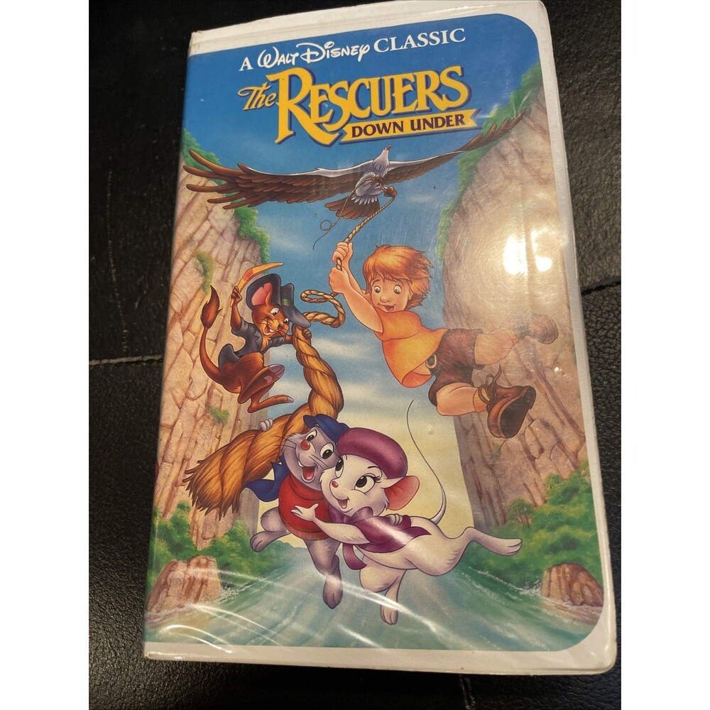 Disney The Rescuers Down Under  1991 Black Diamond Edition Rare VHS #1142